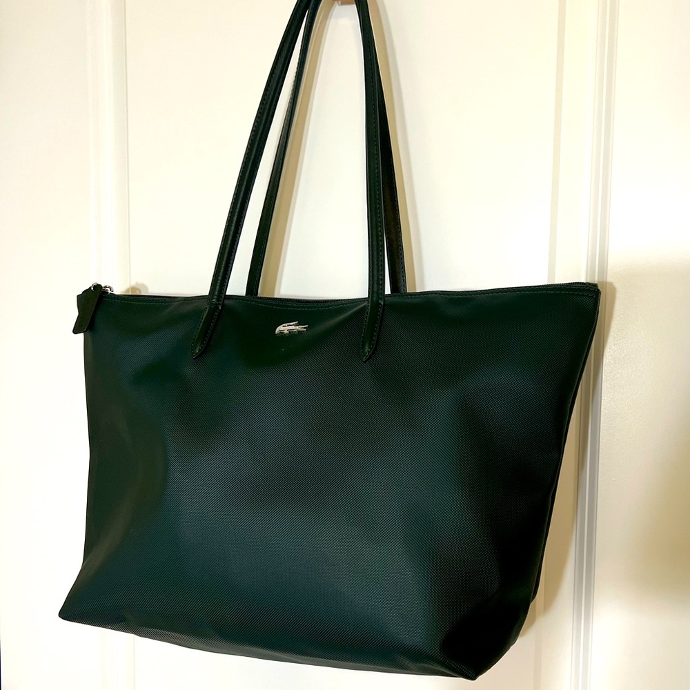 Lacoste Women's Dark Green Tote Bag